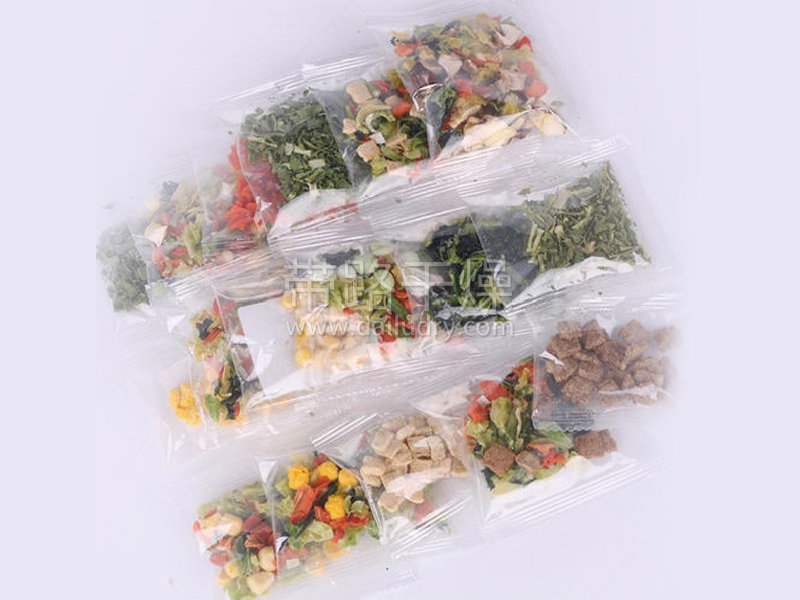 脱水后的蔬菜